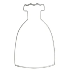 Cortador vestido comunión tradicional 12 cm - Postreadicción