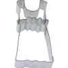 Cortador vestido con lazo 7,5 cm