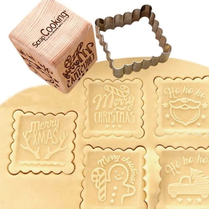 Cortador y marcador mensajes navideños - ScrapCooking