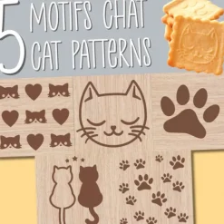 Cortador y sello marcador gato - ScrapCooking