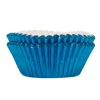 Cápsulas azules metalizadas (48) - Funcakes