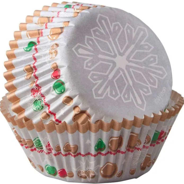 Cápsulas copo de nieve y bolas navidad (75) - Wilton