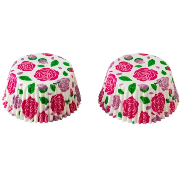 Cápsulas flores rosas (36) - Decora