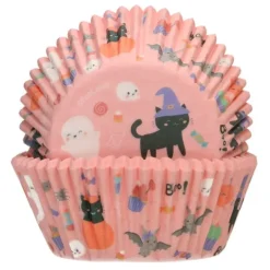 Cápsulas gatos y fantasmas Halloween (48) - Funcakes