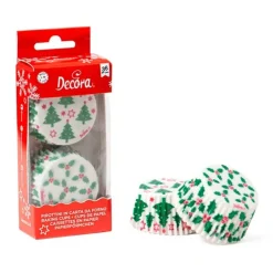 Cápsulas hojas de acebo y árboles de Navidad (36) - Decora