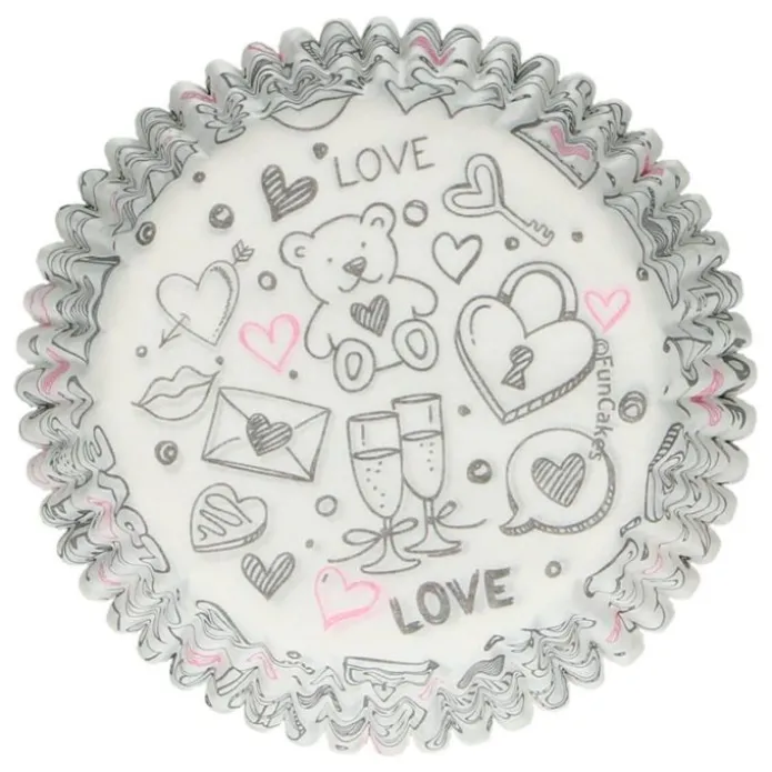 Cápsulas Love Doodle (48) - Funcakes