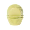Cápsulas mini amarillas pastel 2,5 cm (100) - House of Marie