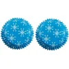 Cápsulas mini azules copos de nieve de Navidad (100) - PME