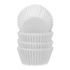 Cápsulas mini blancas (100) - Funcakes