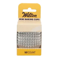 Cápsulas mini plateadas metalizadas (160) - Wilton