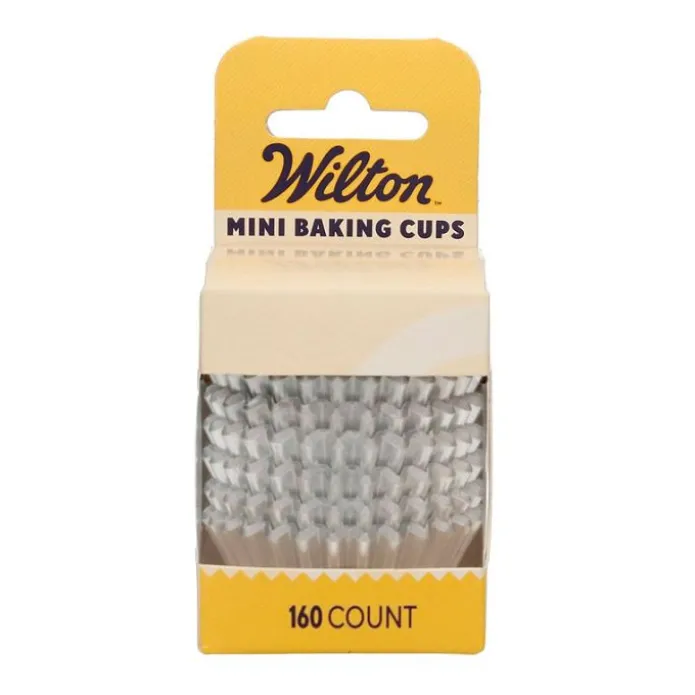 Cápsulas mini plateadas metalizadas (160) - Wilton