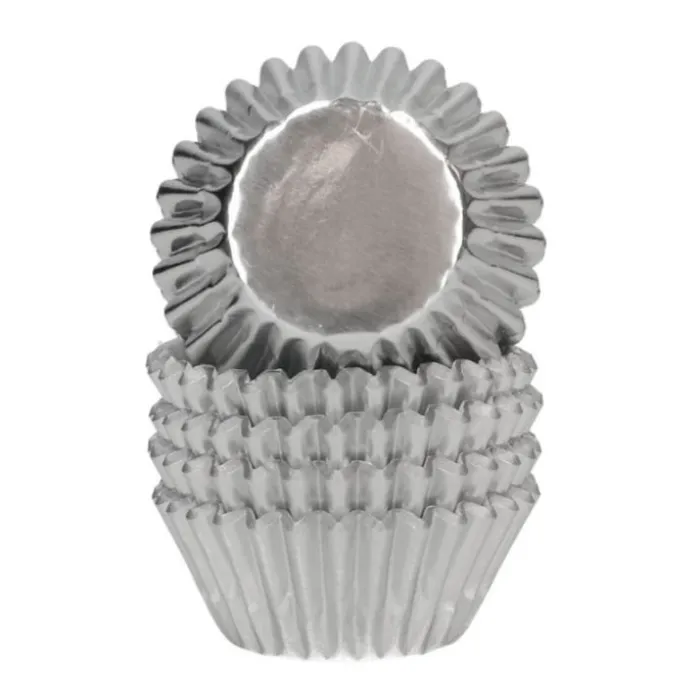 Cápsulas mini plateadas metalizadas (160) - Wilton