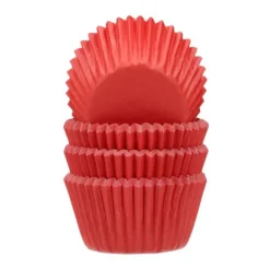 Cápsulas mini rojas (100) - Funcakes