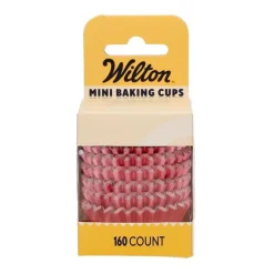 Cápsulas mini rosas metalizadas (160) - Wilton