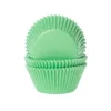 Cápsulas mini verdes menta pastel 2,5 cm (100) - House of Marie