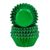 Cápsulas mini verdes metalizadas (160) - Wilton