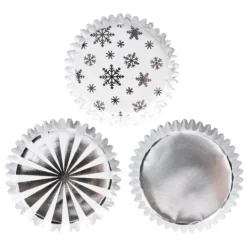 Cápsulas mix estrellas y copos de nieve Navidad (100) - PME