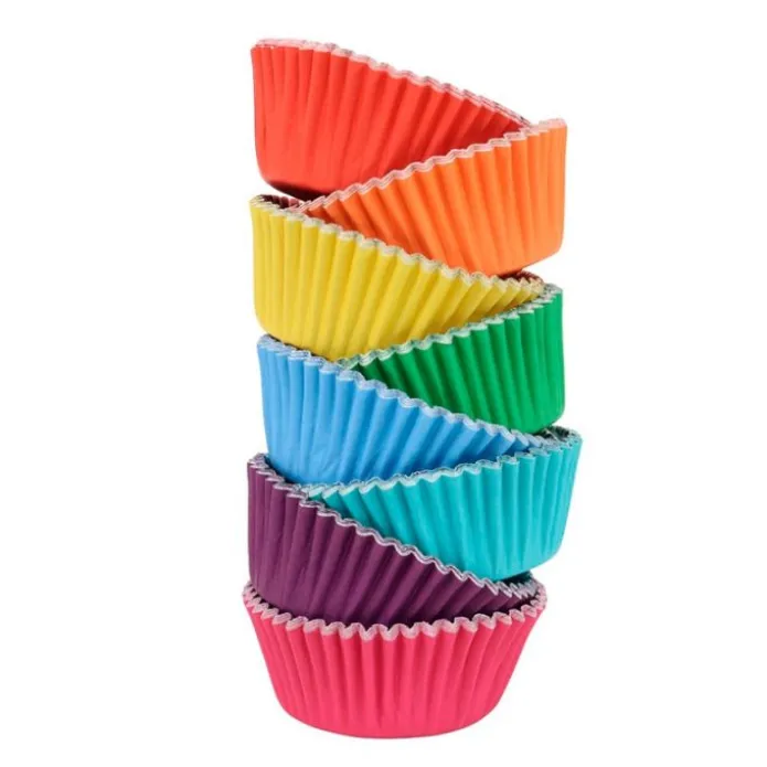 Cápsulas mix metalizadas colores arcoíris (100) - PME