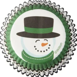 Cápsulas muñeco de nieve (75) - Wilton