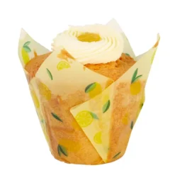 Cápsulas muffins amarillas limones (24) - PME
