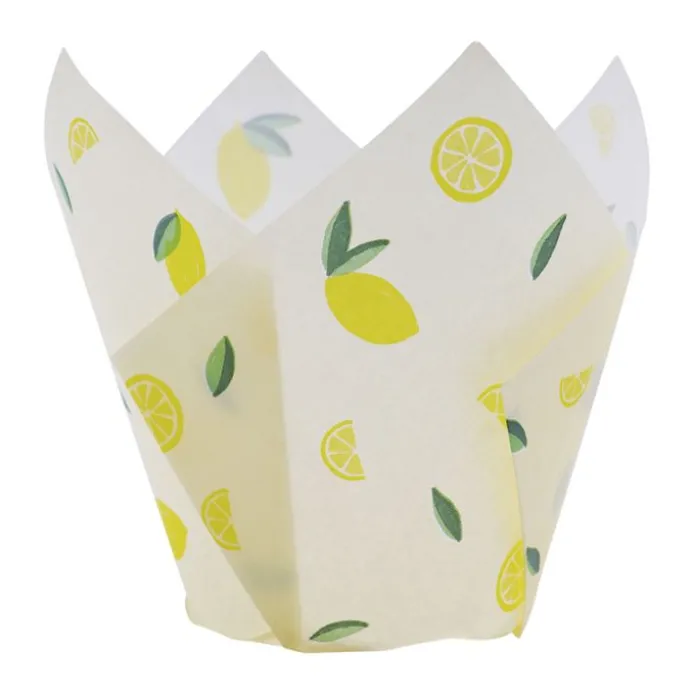 Cápsulas muffins amarillas limones (24) - PME