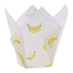 Cápsulas muffins amarillas plátanos (24) - PME