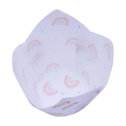 Cápsulas muffins blancas arcoíris (24) - PME