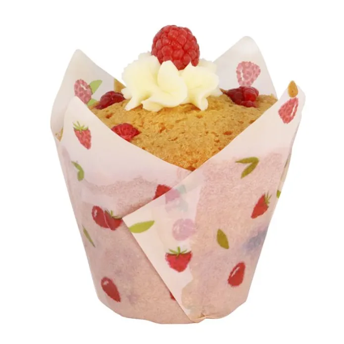 Cápsulas muffins rojas frambuesas (24) - PME