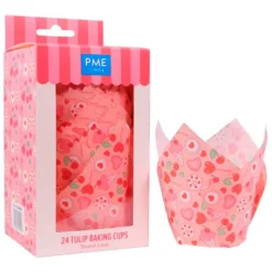 Cápsulas muffins rosas dulces Sweet Love (24) - PME