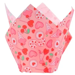 Cápsulas muffins rosas dulces Sweet Love (24) - PME