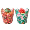 Cápsulas muffins verdes rojas cascanueces y árboles de Navidad (24) - PME