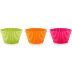 Cápsulas muffins 10 x 5 cm (6) - Silicona - Lékué