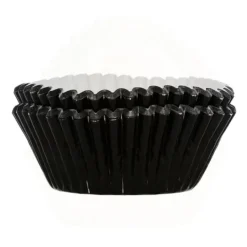 Cápsulas negras metalizadas (48) - Funcakes