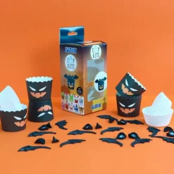 Cápsulas, ojos y alas de murciélago para cupcakes Halloween (6) - PME