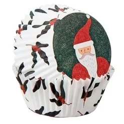Cápsulas Papá Noel y muérdago (75) - Wilton