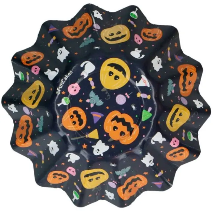 Cápsulas rígidas estrella calabazas Halloween (48) - Funcakes