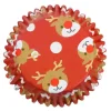 Cápsulas rojas renos Navidad (30) - PME