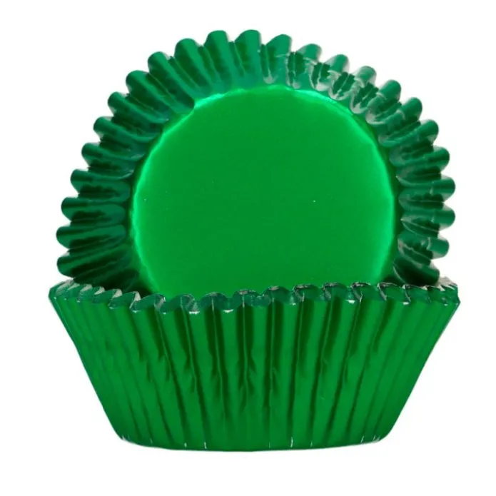 Cápsulas verdes metalizadas (48) - Funcakes