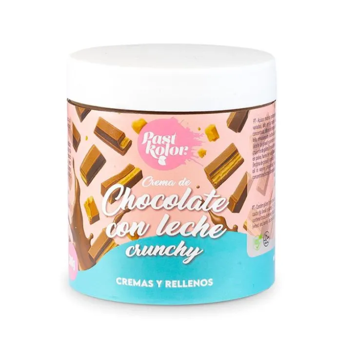 Crema de chocolate con leche crunchy 300 g - Pastkolor