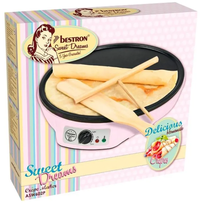 Crepera eléctrica Sweet Dreams rosa - Bestron