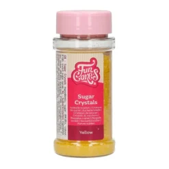Cristales de azúcar amarillos 80 g - Funcakes