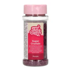 Cristales de azúcar púrpuras 80 g - Funcakes