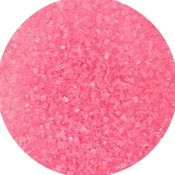 Cristales de azúcar rosas 80 g - Funcakes