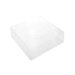 Cuadrado transparente acrílico para decorar tartas 20 x 10 cm - Pastkolor