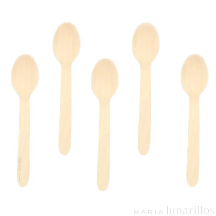 Cucharas de madera (20) - Papstar