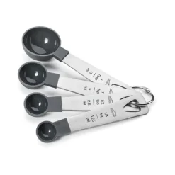 Cucharas medidoras con mango de acero inoxidable (4) - Lacor