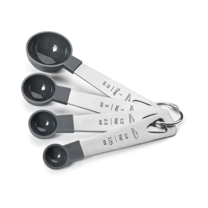 Cucharas medidoras con mango de acero inoxidable (4) - Lacor