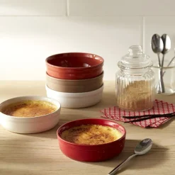 Cuencos rojos para crema catalana 12 x 3 cm (2) - Cerámica - Emile Henry