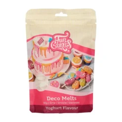 Deco Melts blanco sabor yogurt 250 g - Funcakes