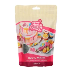 Deco Melts negro 250 g - Funcakes